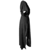 Black Cotton Dress - Just Beautiful in voile - Side View