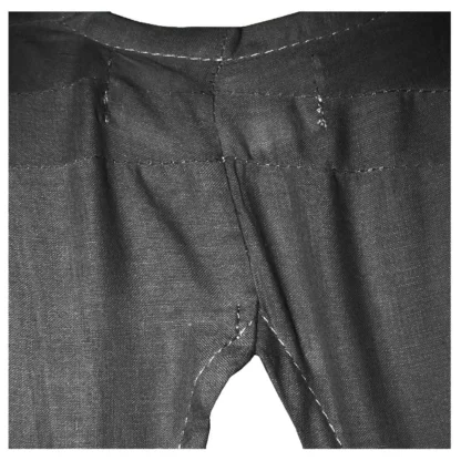 Black Cotton Dress - Just Beautiful in voile - Back Close Up view