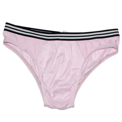 Pastel Pink Briefs - Flat View