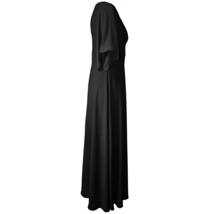 Nucleus Romantic black empire waist maxi dress - SideView