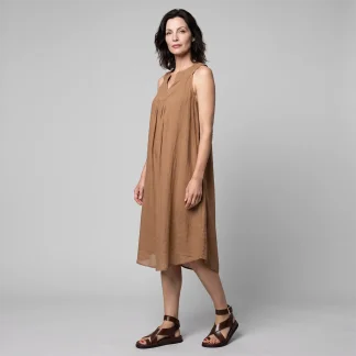 Easy Fit Dress in Taupe