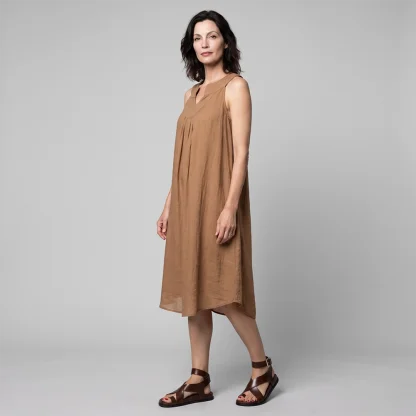 Easy Fit Dress in Taupe