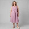 Paloma Dress Model pic in dusty pink