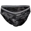 Men's Camo Briefs South Africa - Black Camo Front View