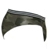 Men's Camo Briefs South Africa - Green Camo Back View