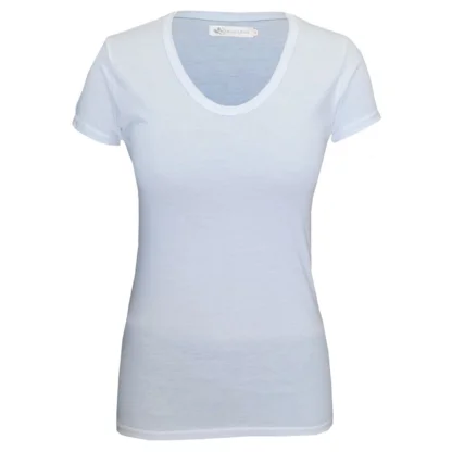 The Nucleus Perfect Everyday Tee - Made to Order T-shirt for Women - Scoop Neck 2 x T Bundle 1 Made to Order T Shirt for Women - White