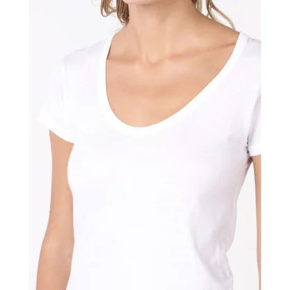 Made to Order T Shirt for Women - Model Pic White CU