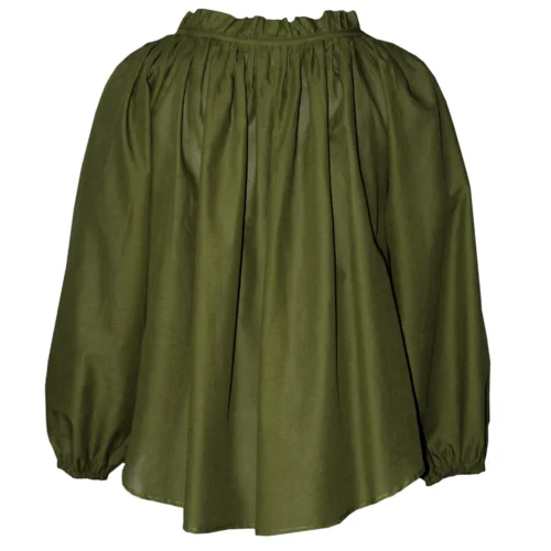 The Style Shift: Your Go-To Guide for the Billow Sheer Poet Blouse 4 Billow Blouse Fatigue Back