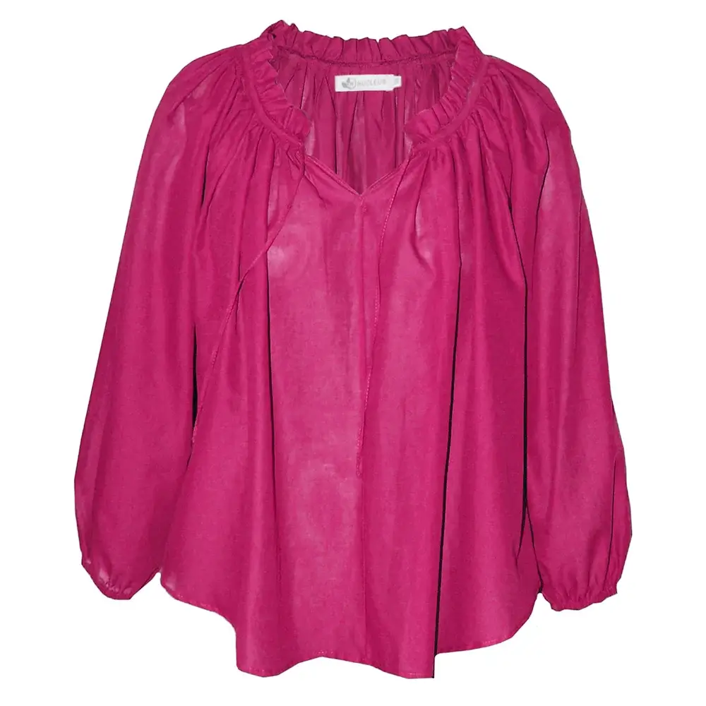 The Style Shift: Your Go-To Guide for the Billow Sheer Poet Blouse 2 Cranberry Billow Sheer Poet Blouse