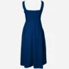 Occasion Midi Dress - The Heritage Dress - Back in Navy