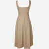 Occasion Midi Dress - The Heritage Dress - Back in Taupe