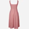 Occasion Midi Dress - The Heritage Dress - Back in Dusty Pink