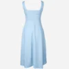 Occasion Midi Dress - The Heritage Dress - Back in Pale Blue
