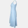 Occasion Midi Dress - The Heritage Dress - Side in Light Blue