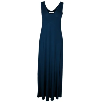 The Verve Maxi Dress Front View - Navy