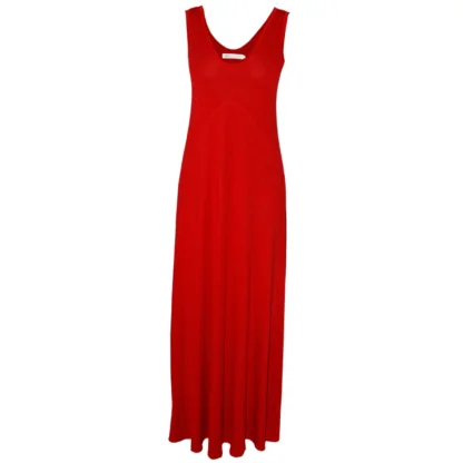 The Verve Maxi Dress Front View - Red