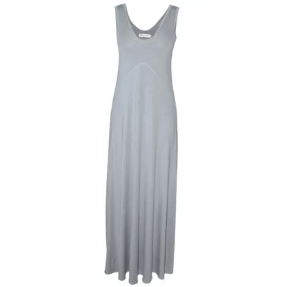 The Verve Maxi Dress Front View - Slate