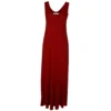 The Verve Maxi Dress Front View - Wine