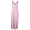 The Verve Maxi Dress Front View - Soft Pink