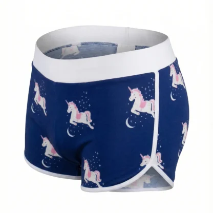 Novelty men's Boxers - Unicorn Magic Side view