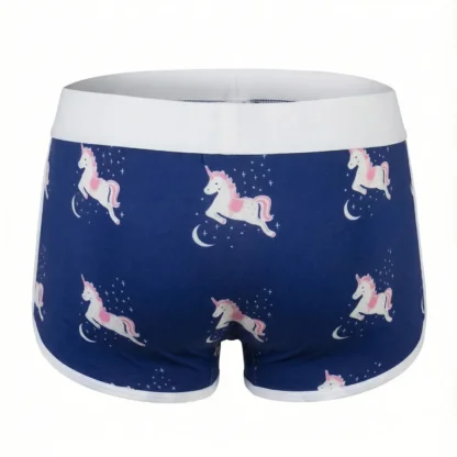Novelty men's Boxers - Unicorn Magic Back view