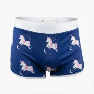 Nucleus Clothing is Handmade in Cape Town 12 Novelty men's Boxers - Unicorn Magic Front view