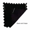 Black Grape Wool Coat Fabric