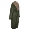 Nucleus Two Faced Coat Front Side Fatigue and Taupe