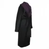 Nucleus Two Faced Coat Side Black and grape