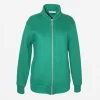 Melton Jacket Green front