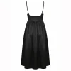 Lucy Babydoll Dress Back Ghost Black