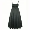 Lucy Babydoll Dress Front Ghost Black