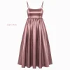 Lucy Dress Front Dark Mink
