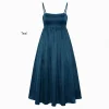 Lucy Dress Front Teal
