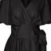 Suki Dress Black Front CU