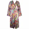 Osaka Dress Kimono Bloom Front flat